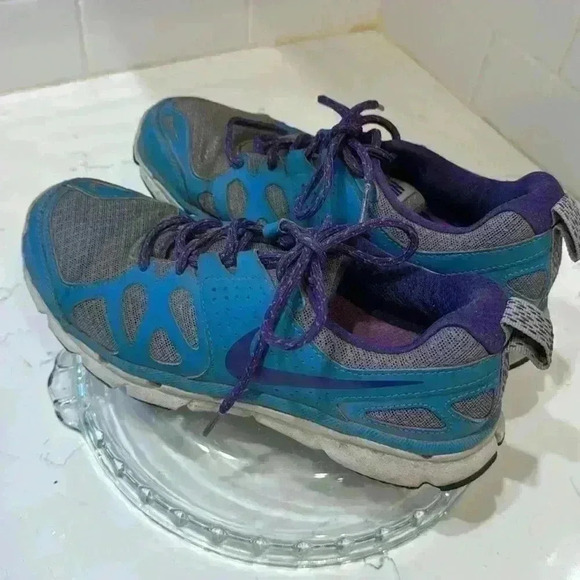 Women’s Nike Flex Trail turquoise & purple size: 7.5 Pre-Owned - Picture 3 of 10